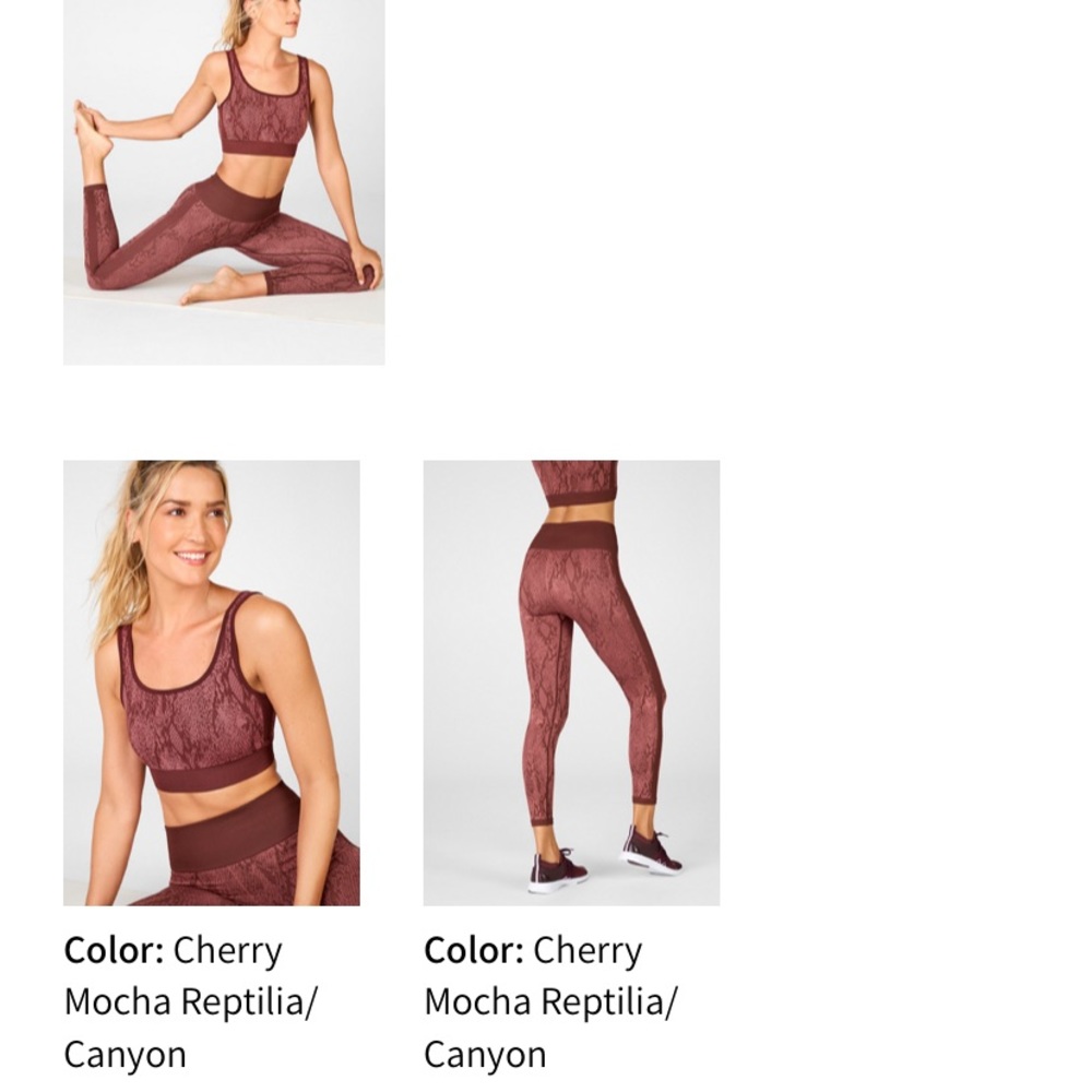Fabletics Reptile Print Set - image 1